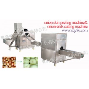 Onion peeler+cutter machine 1